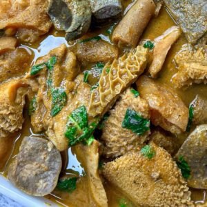 Assorted meats pepper soup (party)