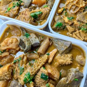 Assorted meats Peppersoup