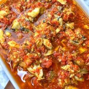 Deboned mackerel fish sauce