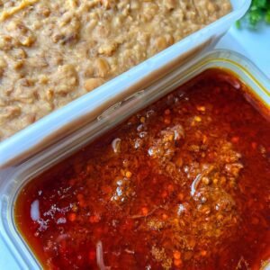 Ewa agoyin with 650ml agoyin sauce