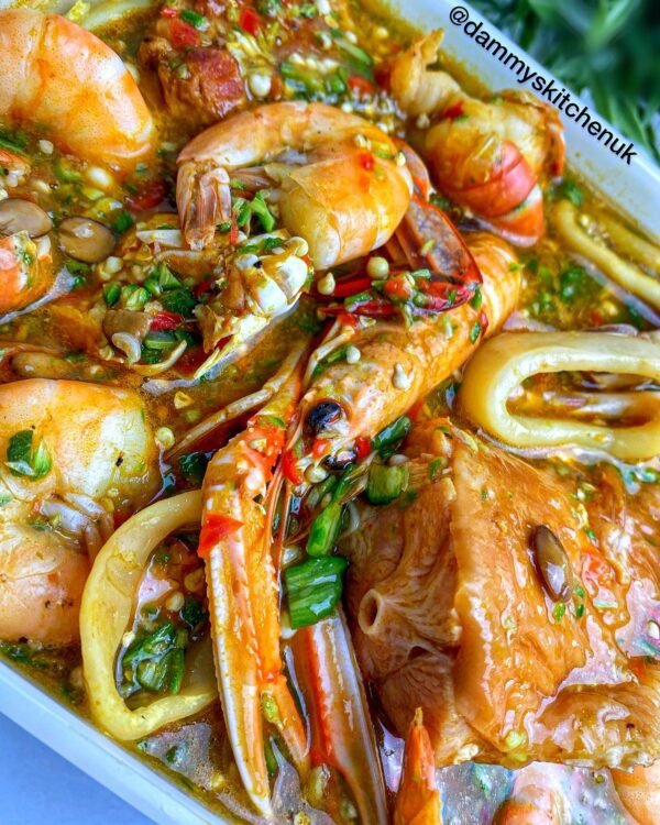 Seafood okra with Smoked Turkey