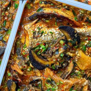 Okra medley pro max (Stockfish, Snails, Croaker fish, Eja kika and periwinkles)