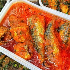 Mackerel fish stew