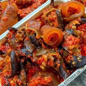 Snail and Ponmo sauce